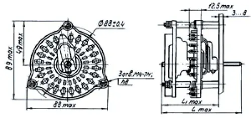 ПЩ-24П4Н1 переключатель щеточный фото 4