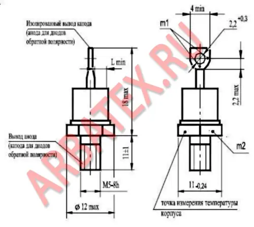 Д212-10-2 диод фото 3