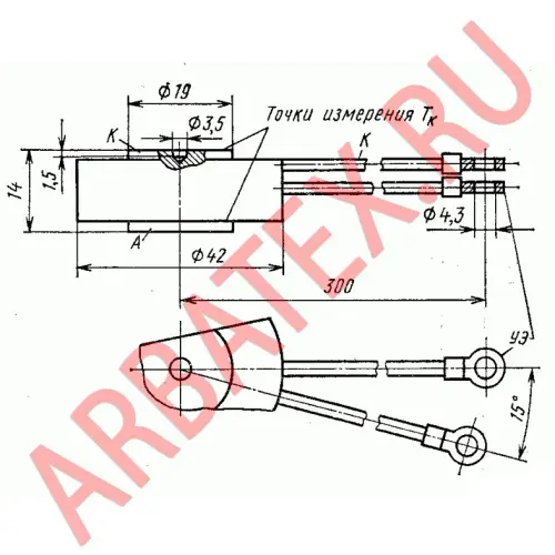 Т123-200-16 тиристор фото 3