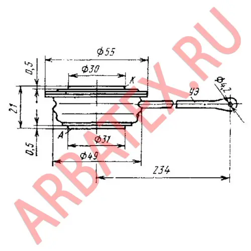 Т16-320-12 тиристор фото 2 Т16-320-12 тиристор фото 2
