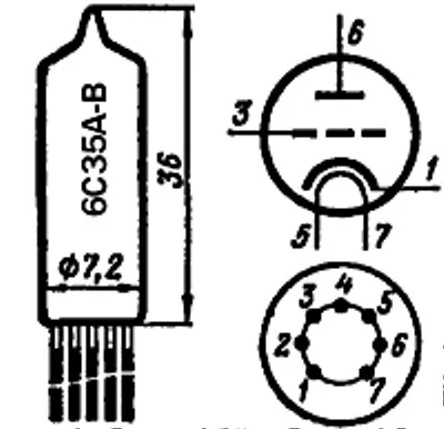 6С35А-В радиолампа фото 3 6С35А-В радиолампа фото 3