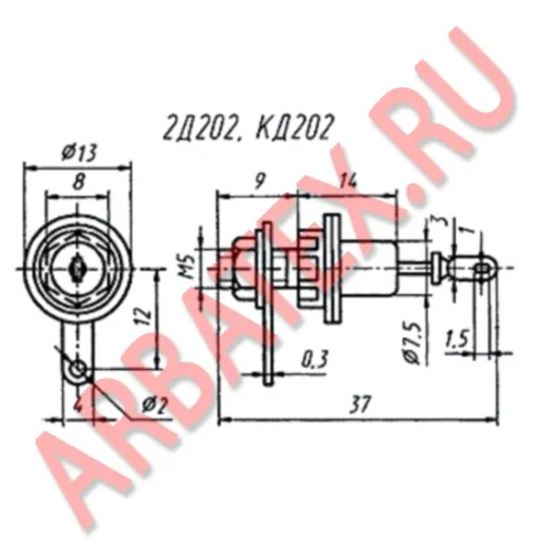 2Д202С диод фото 3