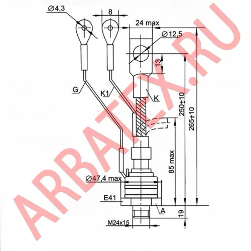 ТС212-10-8 тиристор фото 2